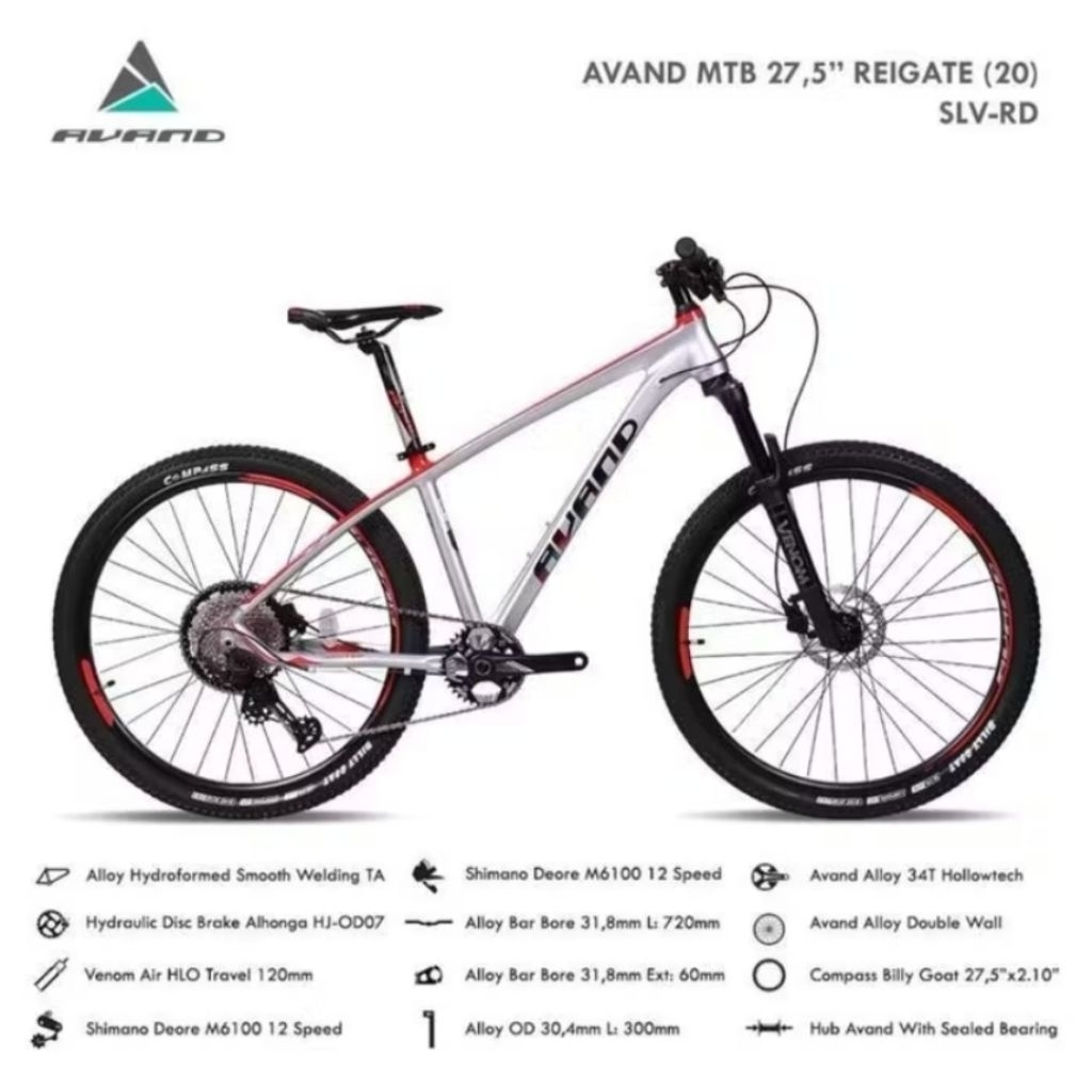 Sepeda MTB 27.5 inch AVAND REIGATE