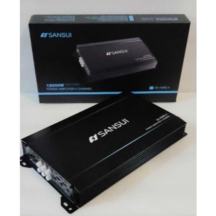 Power Sansui 4 channel power amplifier mobil