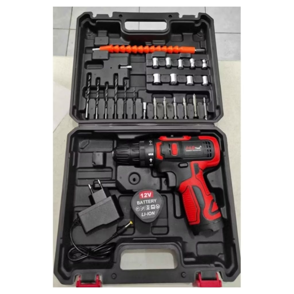 BOR CAS 12VOLT CORLDESS JLD BOR BATERAI JLD 10mm