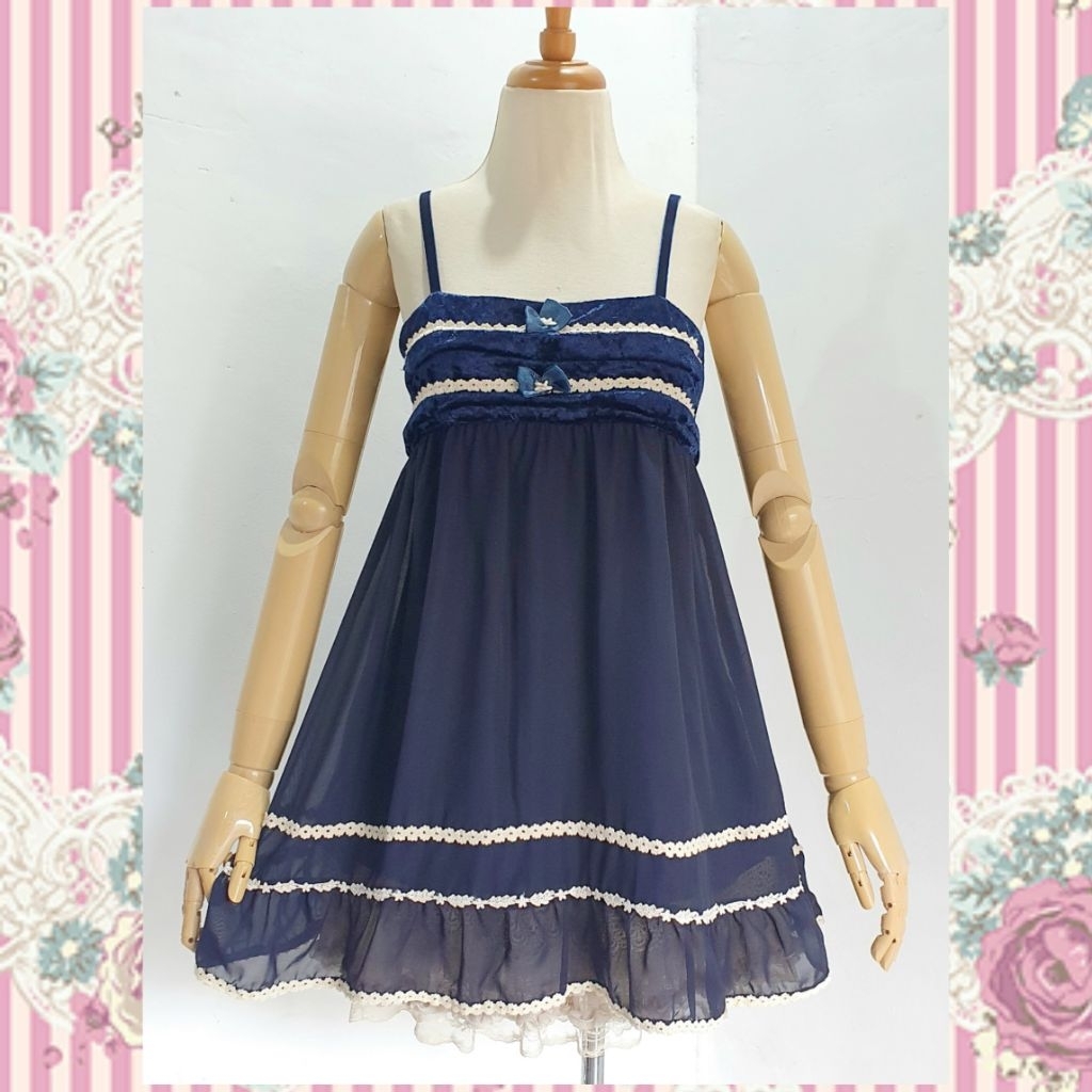 Arrow Baby Doll Royal Navy mini dress