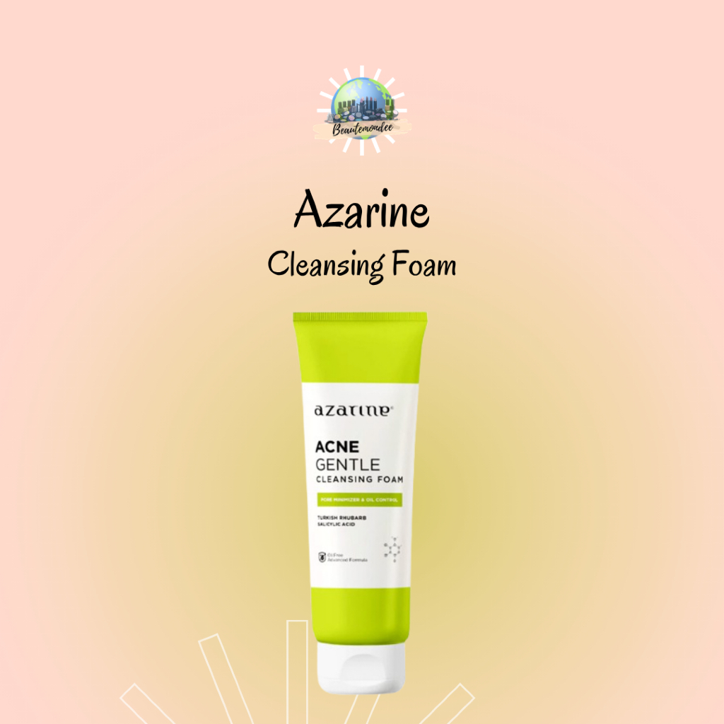 AZARINE Acne Gentle Cleansing Foam 75ml / Sabun Cuci Muka Untuk Kulit Jerawat / Azarine Facial Wash 