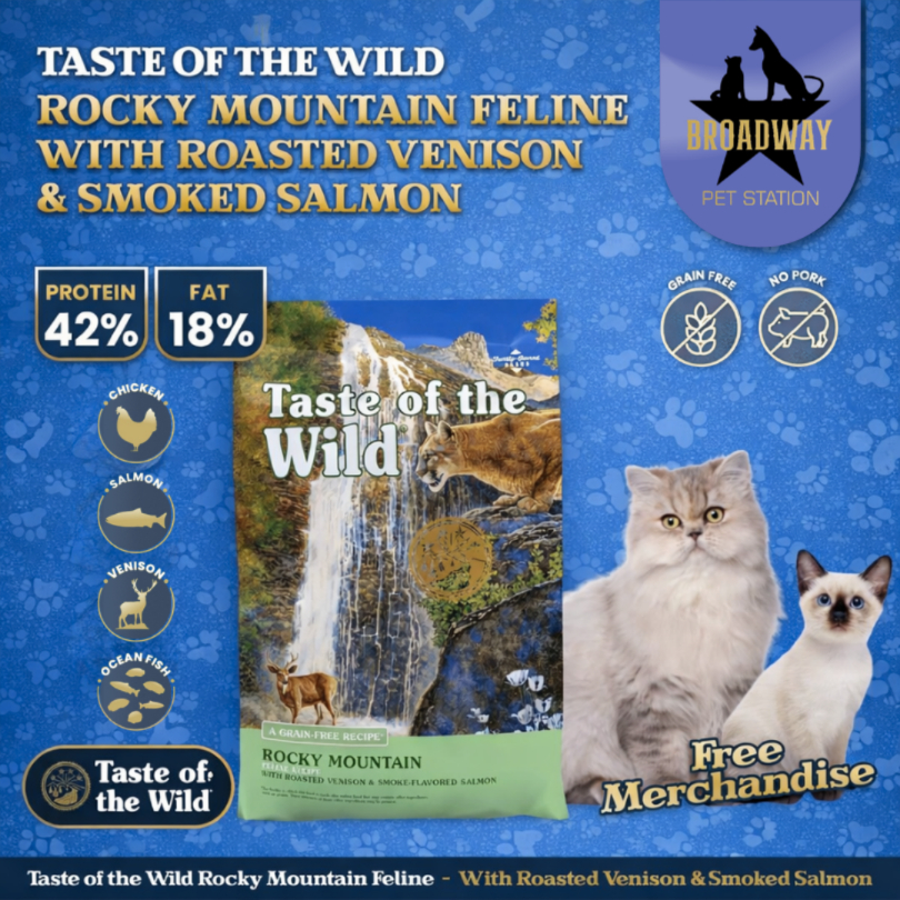Taste Of The Wild Rocky Mountain Feline Venison & Salmon 2 kg