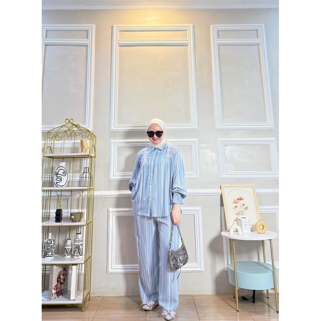 Set malika jumbo stelan kekinian busui friendly