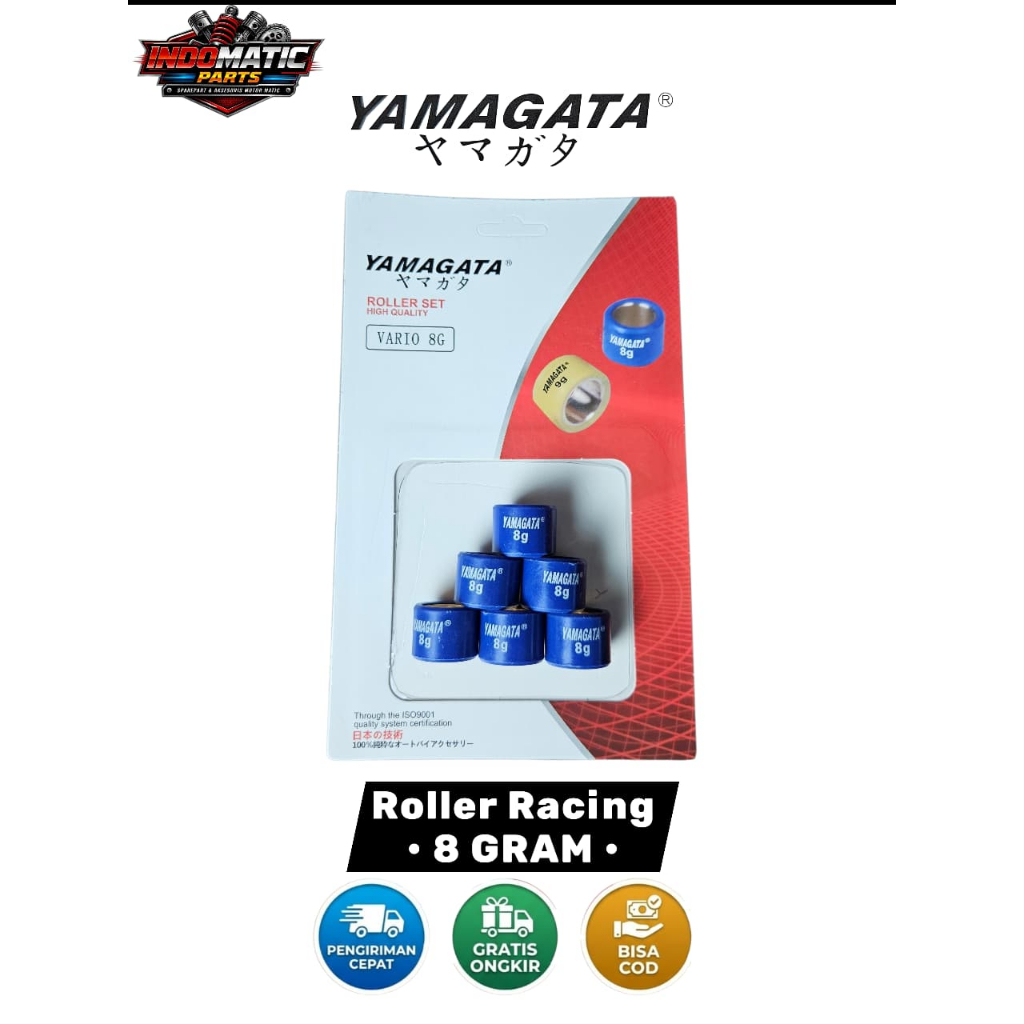 Yamagata roller 8 gram beat fi esp vario 110 fi scoopy fi spacy fi Roller racing 7gram sd 15gram