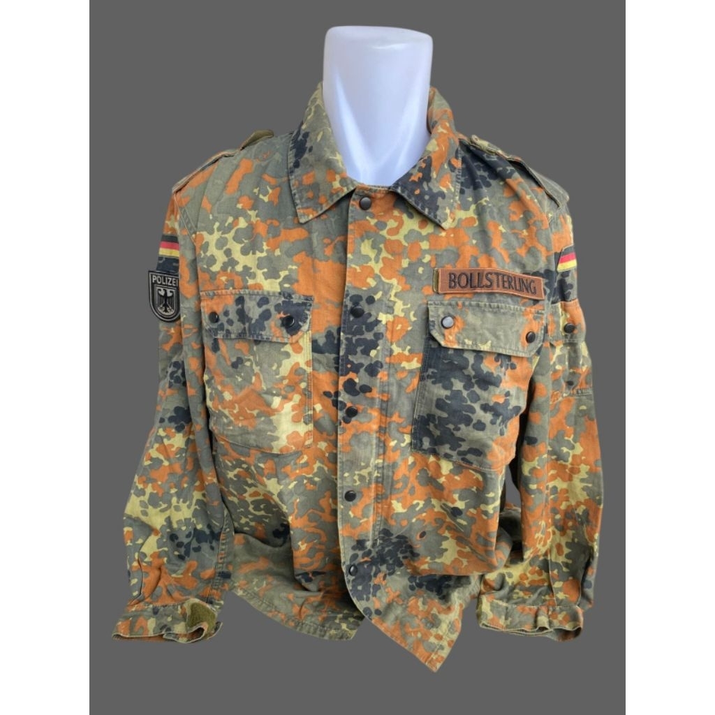Kemeja BDU Camo Loreng Flecktarn Polisi Militer Tentara Jerman Army Original (33)