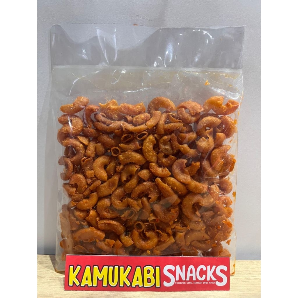 Makaroni Bantet Pedas Ayam Geprek - Cemilan - Kue Kering - Snack