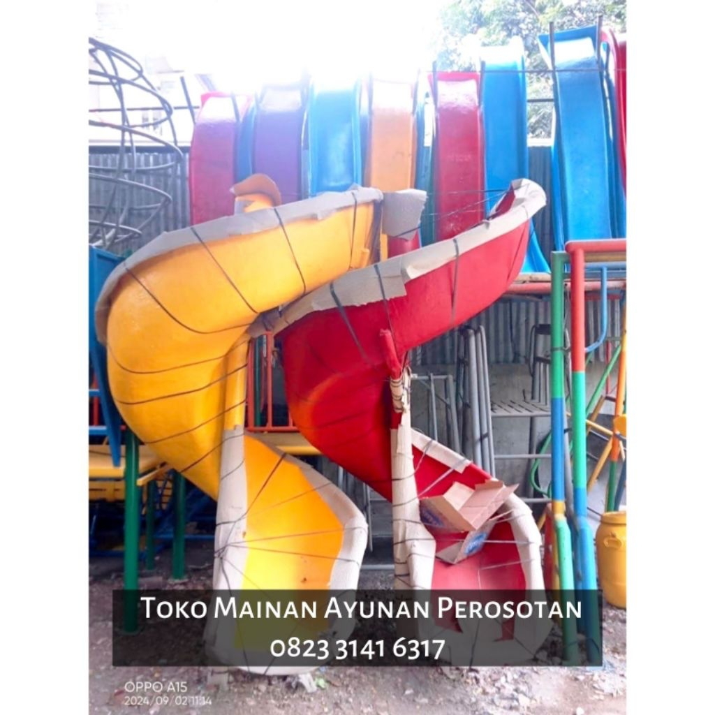 Perosotan - Prosotan - Perosotan Besi Outdoor - Prosotan Besi Outdoor - Perosotan Anak Tk Paud - Pro