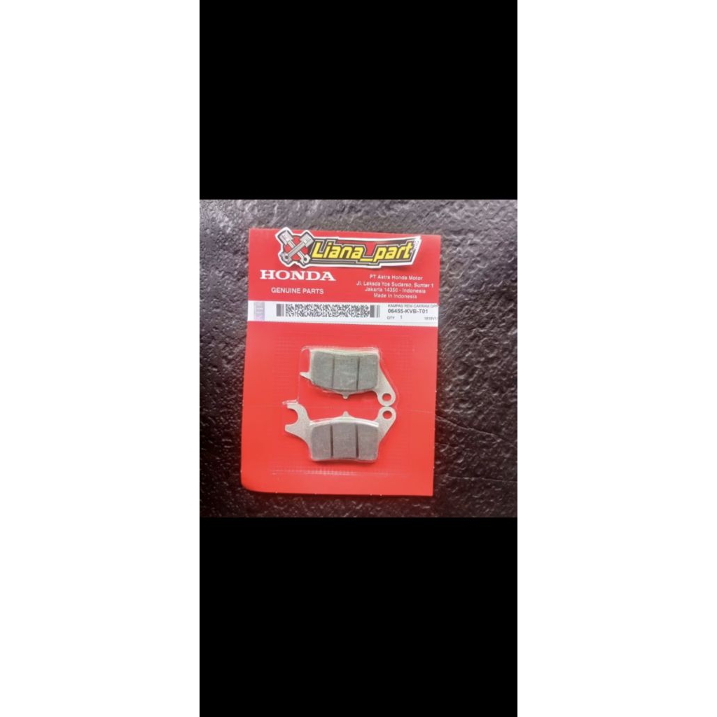 Kampas Rem Dispad Depan Vario 160 ABS Vario 125 Tecno Vario 125 LED OLD Vario 150 LED OLD