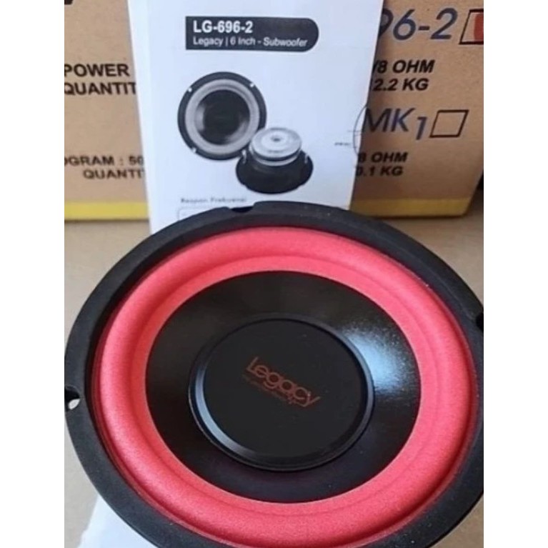 speaker 6in ORI LEGACY LG 696 / 638 spiker subwoofer woofer 6" 6inch ACR 50w 100w 2 4 8 ohm
