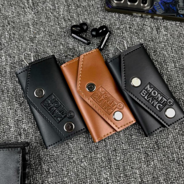 Gantungan Kunci Kulit PU | Dompet Kunci Mobil STNK & SIM | Gantungan Kunci Motor Simpel Keren