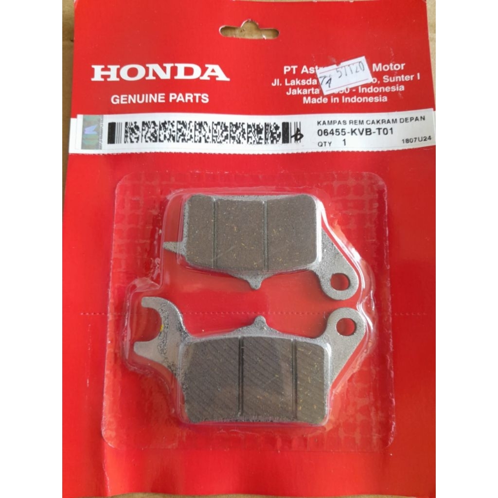 kanvas rem cakram depan honda beat 100% BARANG ORIGINAL
