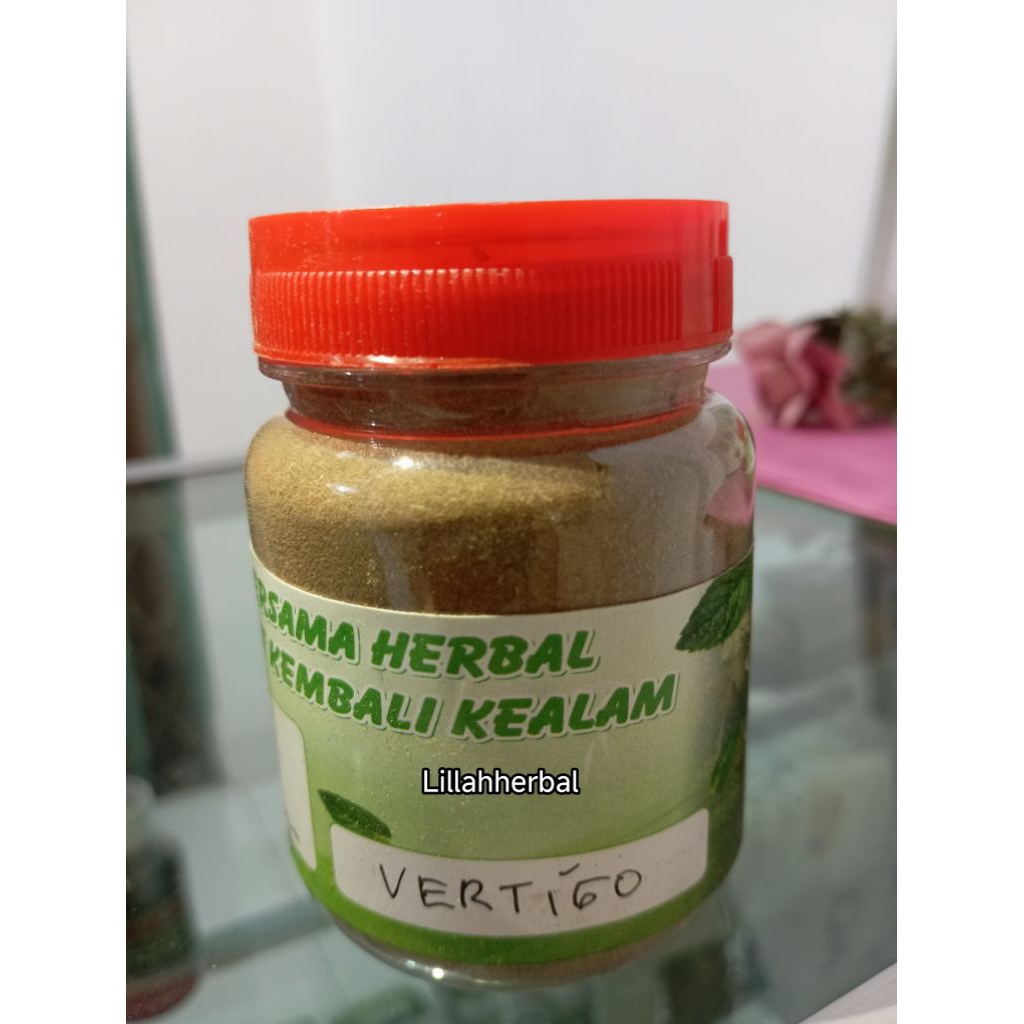 Racikan bubuk rempah / jamu vertigo