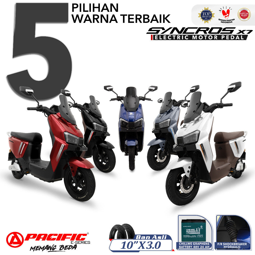 SEPEDA LISTRIK PACIFIC SYNCROS X7