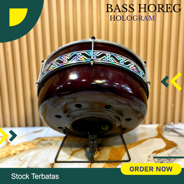 Bass Hadroh Horeg ukuran 16 inch Bas Rebana Murah Alat Musik Tradisional Banjari Terbangan