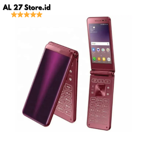Hp Handphone Samsung Galaxy Folder 2 G1650 4G bisa WA Dual Sim Keypad Flip Lipat