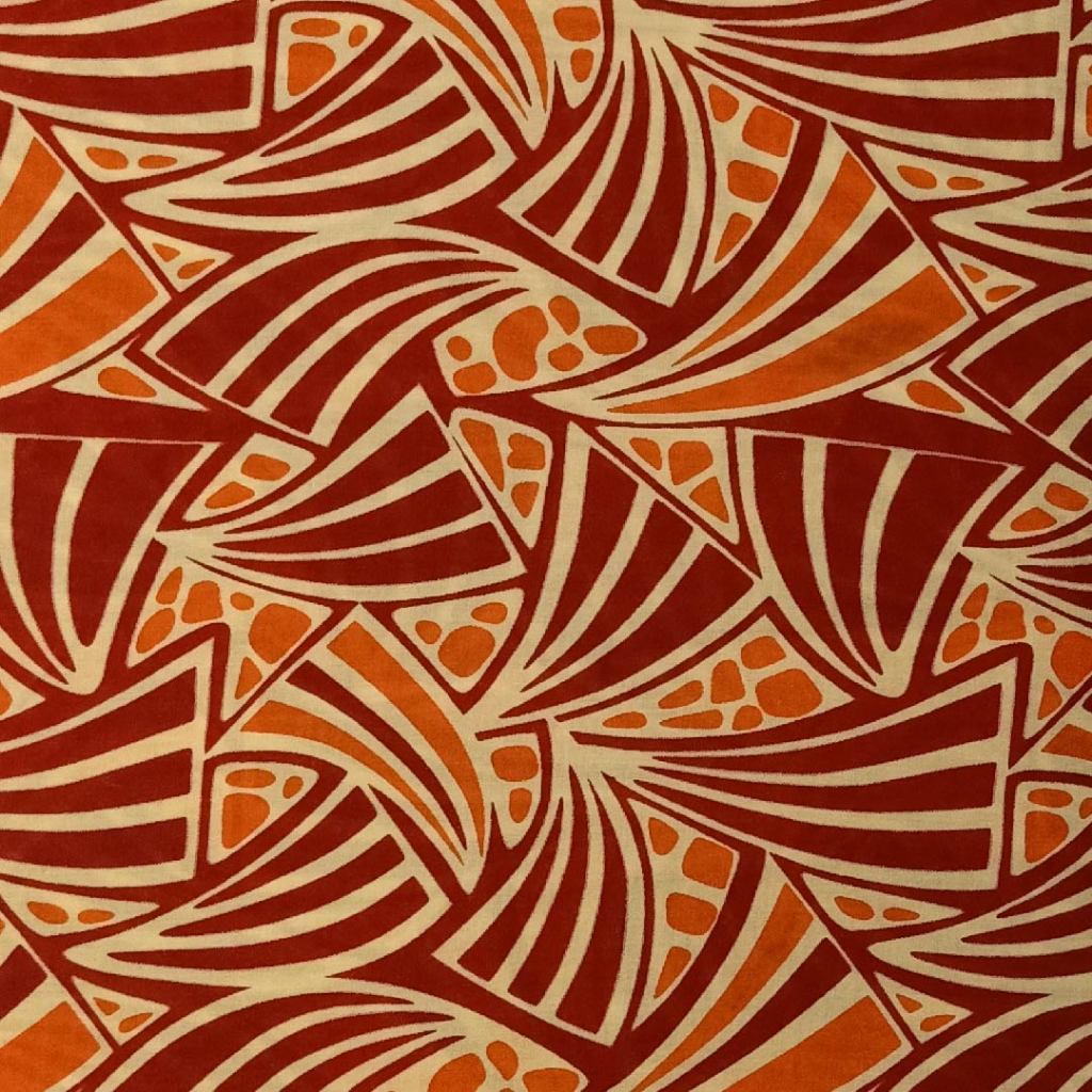 Kain Rayon Voile Motif Batik Tiga Rupa Cakar Batu (harga per 0,5 meter)