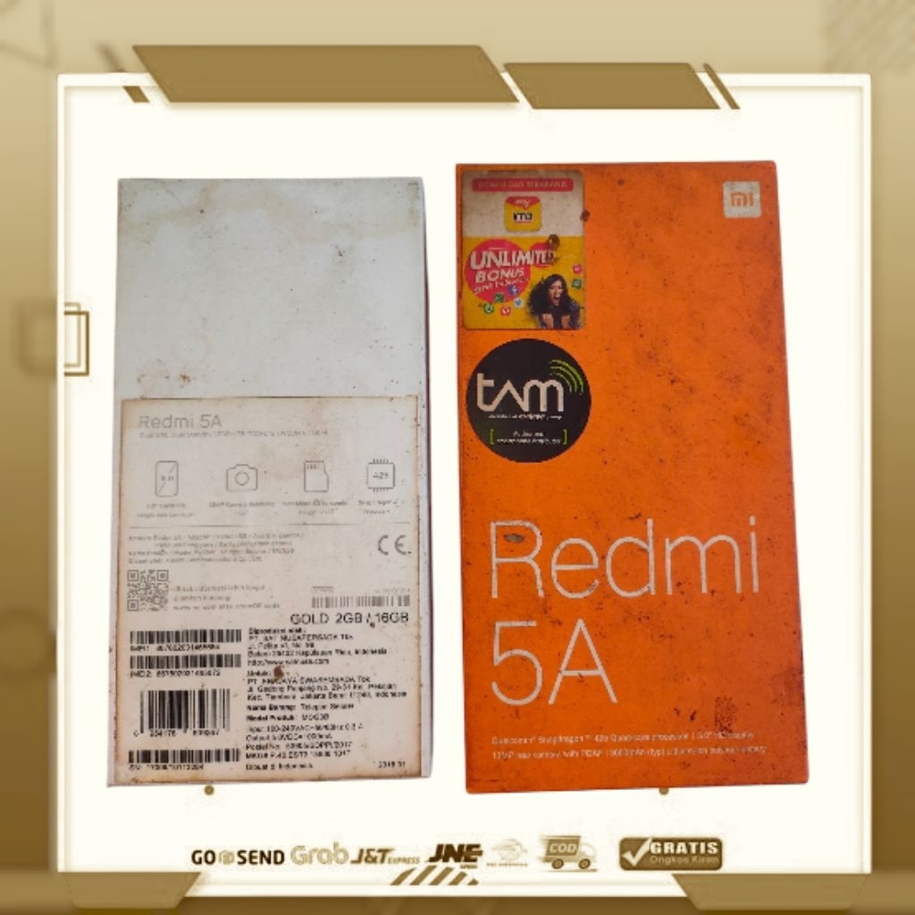 Dus Box Kardus Kotak Handphone Xiaomi Redmi 5A