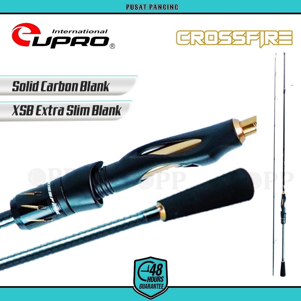EUPRO Joran Pancing Spinning CROSSFIRE 662 - 702 Carbon Solid Material Graphite Lite 24 XSB Blank Jo
