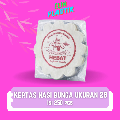 Kertas Nasi / Kertas Minyak / Kertas Nasi Hebat bunga / kertas Nasi hebat bulat / kertas Nasi hebat 