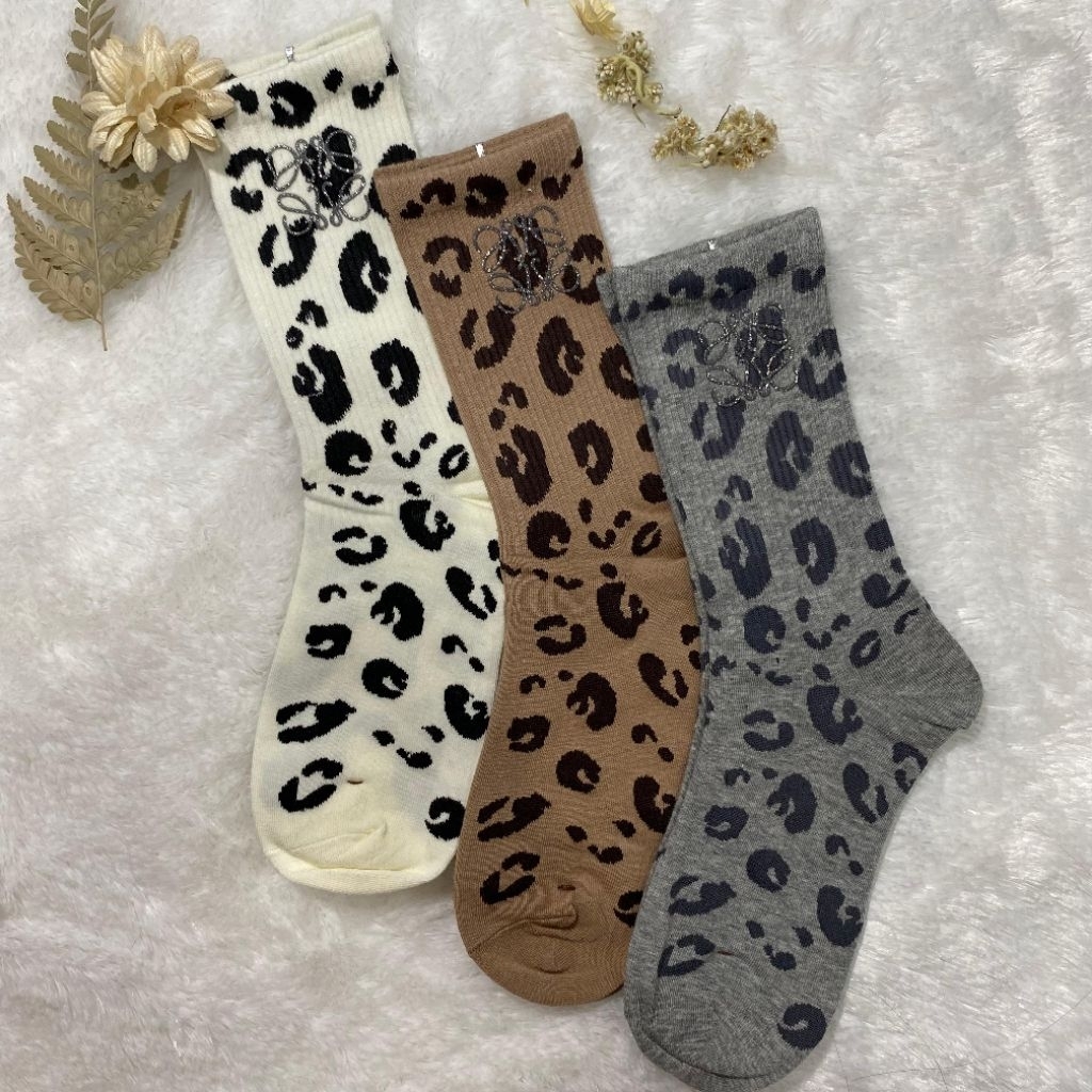 TKM - KAOS KAKI MOTIF LEOPARD