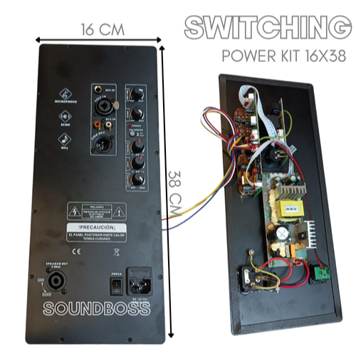 POWER KIT MESIN SPEAKER ACTIVE 2 WAY KIT SWITCHING BESAR POLOS CLASS D 500 WATT