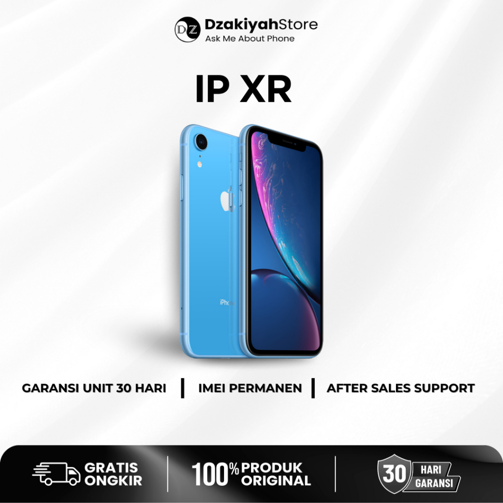 [Dzakiyah Store] iPhone XR 64GB - Original, Fullset, All Operator Second *BERGARANSI*