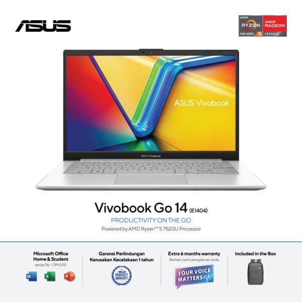 Asus Vivobook Go 14 - Ryzen 5 7520U