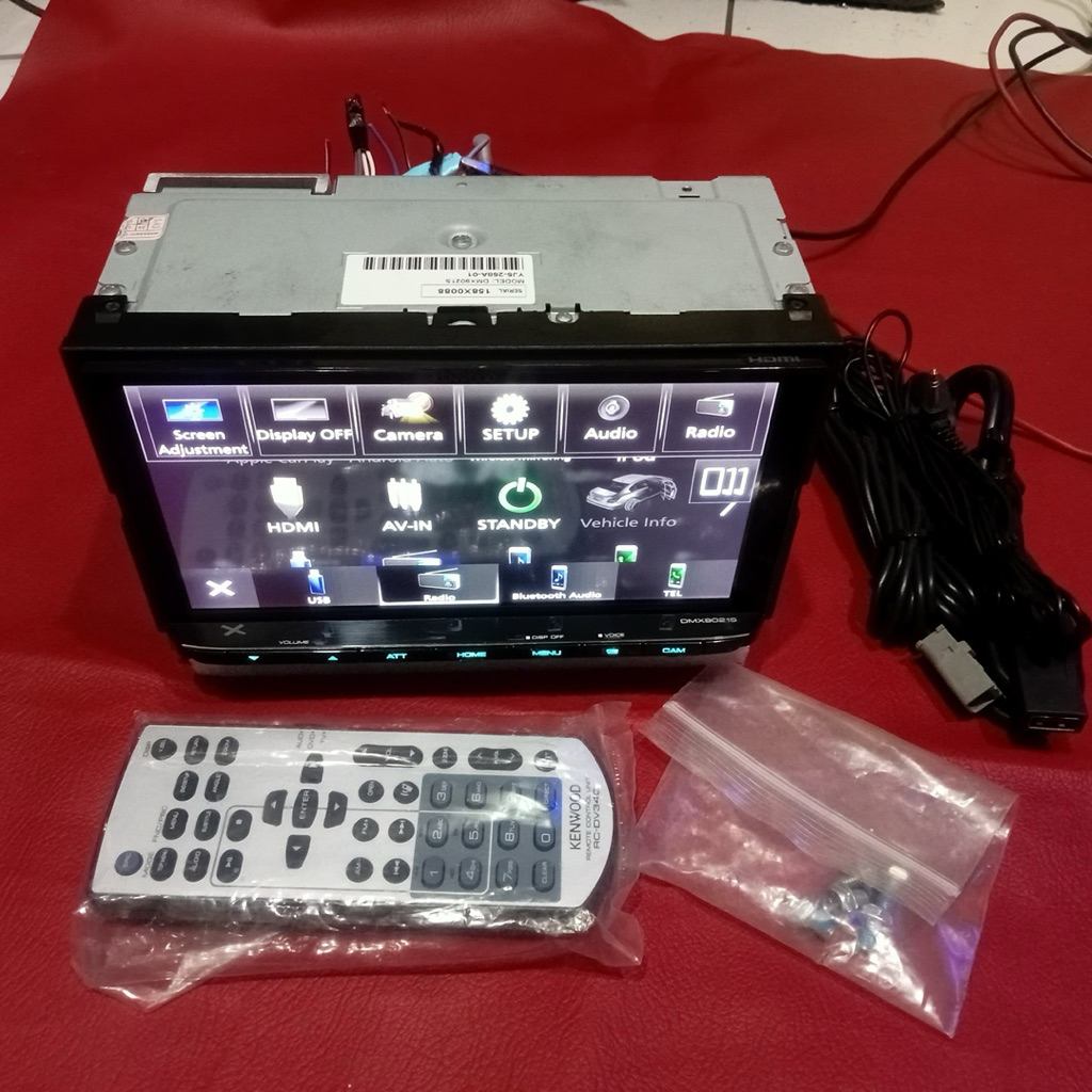Head Unit Kenwood DMX9021s Doubledin Wireless Apple Carplay Android Auto