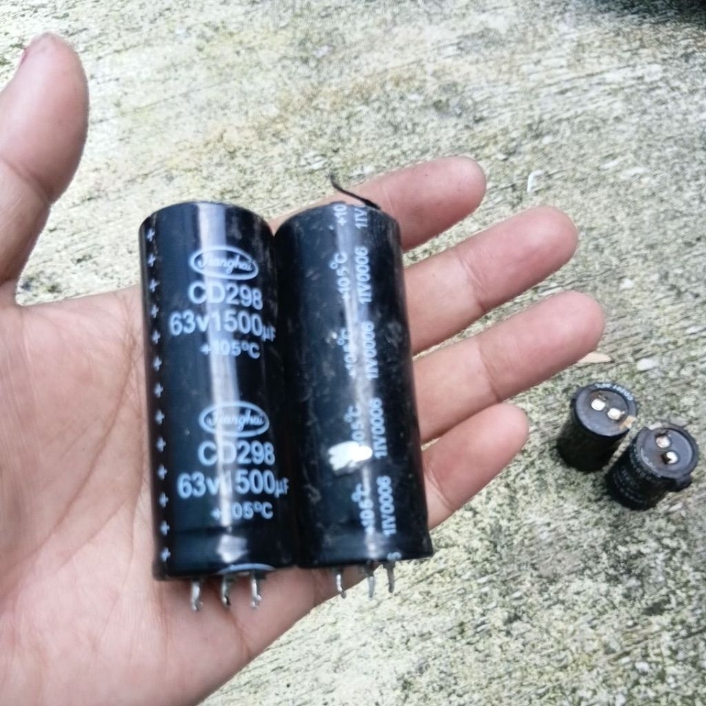 elko 1500uf 63v cabutan original