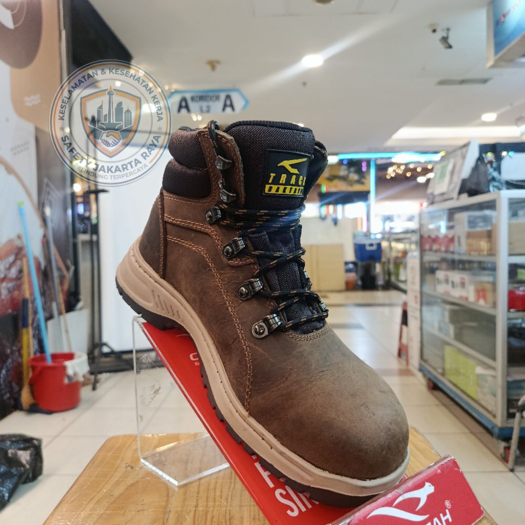 Sepatu Safety Jogger Meteor Brown - Sepatu Safety Ujung Besi