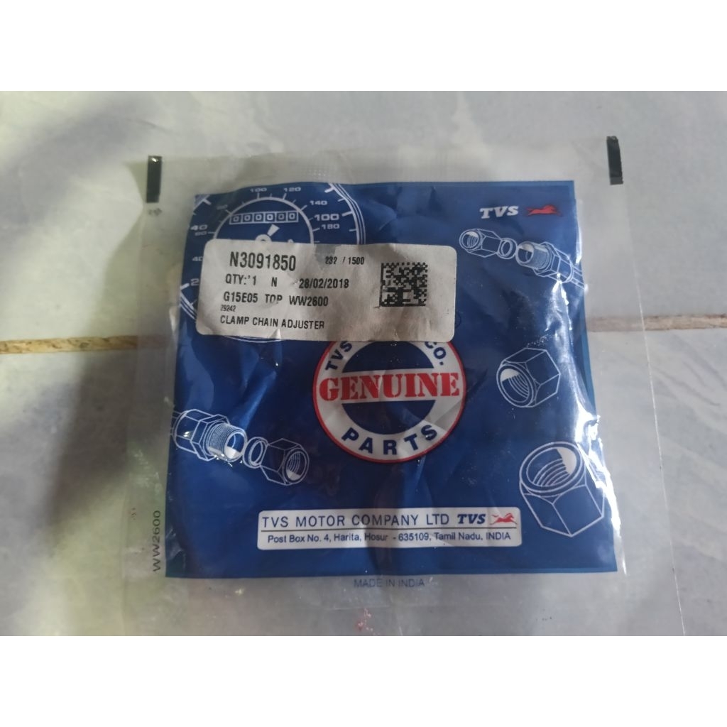 penjepit rantai TVS apache RTR 180