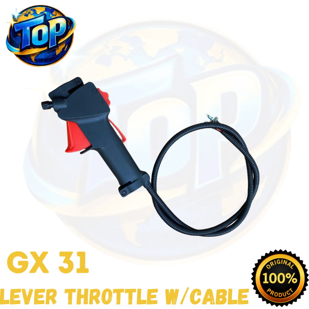 Handle Gas Mesin Potong Rumput GX31 GX35 / Throttle Lever Komplit Kabel Mesin GX 31