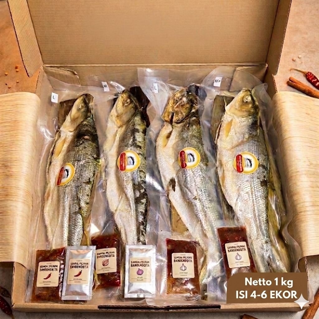 Bandeng Presto Khas Juwana 1kg  Party Box Hampers Kemasan Vacum Duri Lunak