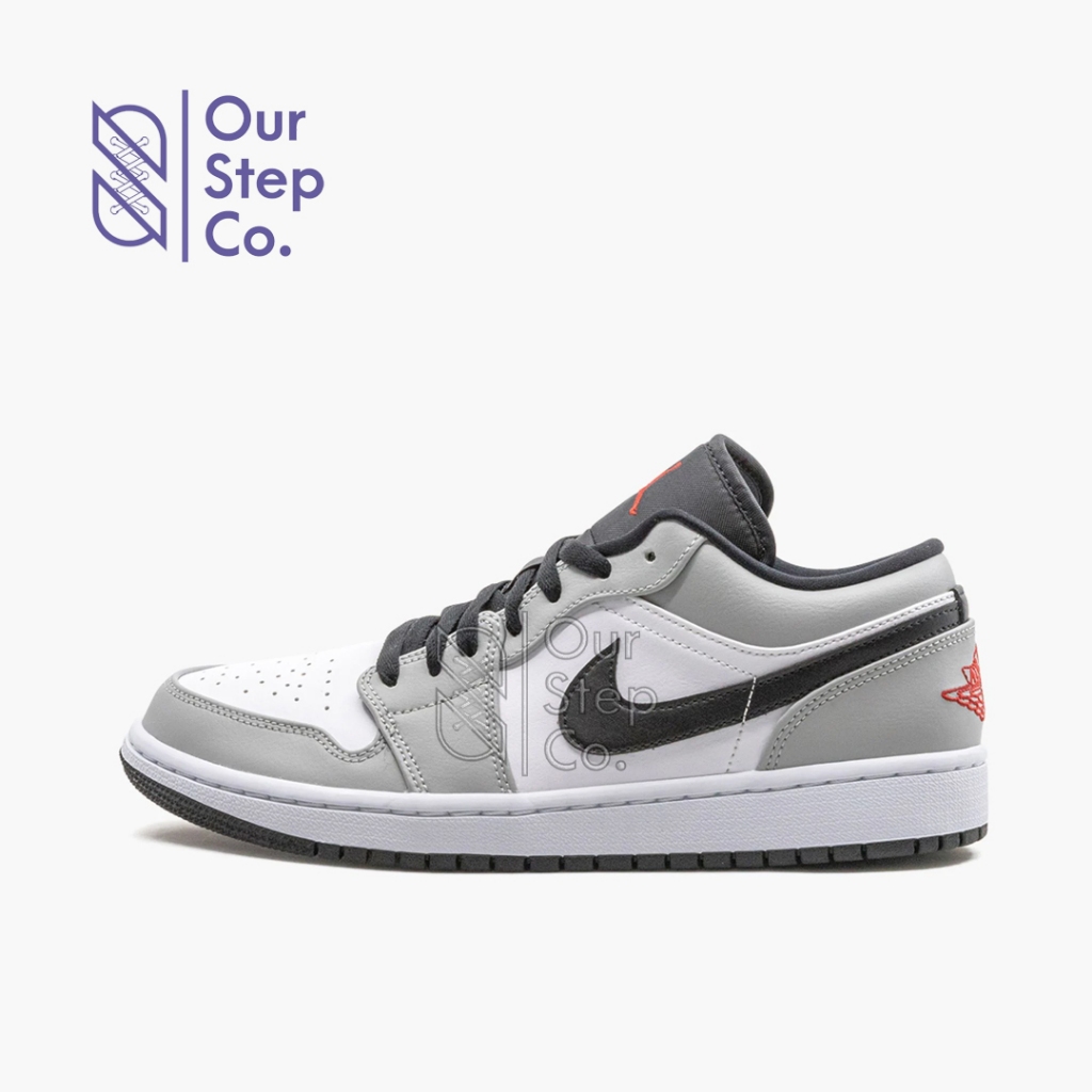 Sepatu Nike Air Jordan 1 Low Light Smoke Grey Original BNIB