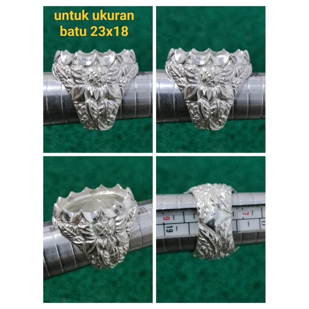 RING ALPAKA SUPER TERBARU MODEL PERAK
