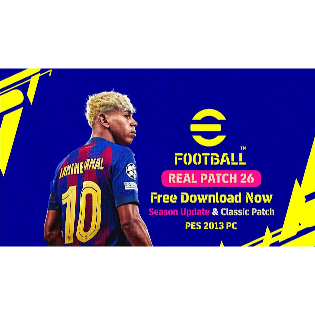 PES 2013 Real Patch 2025-26