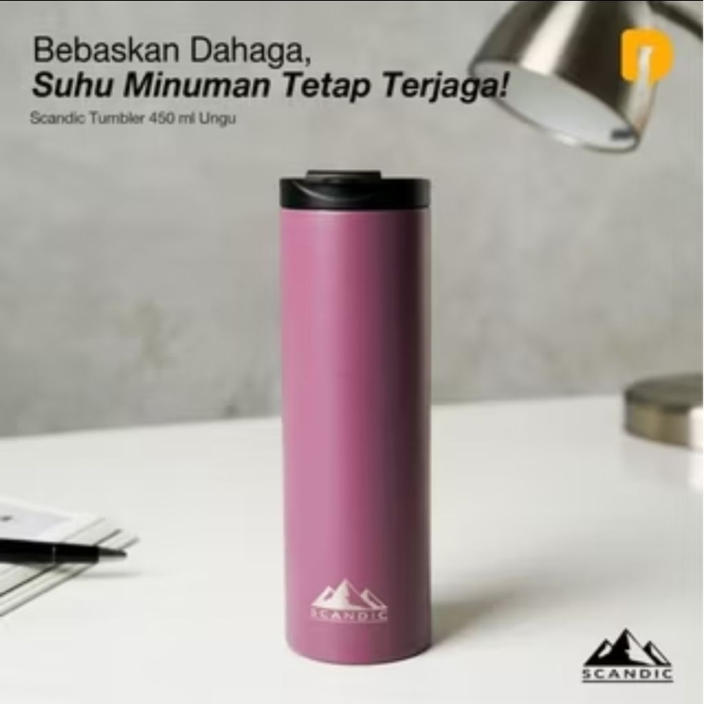 Tumbler Scandic 450Ml Ungu