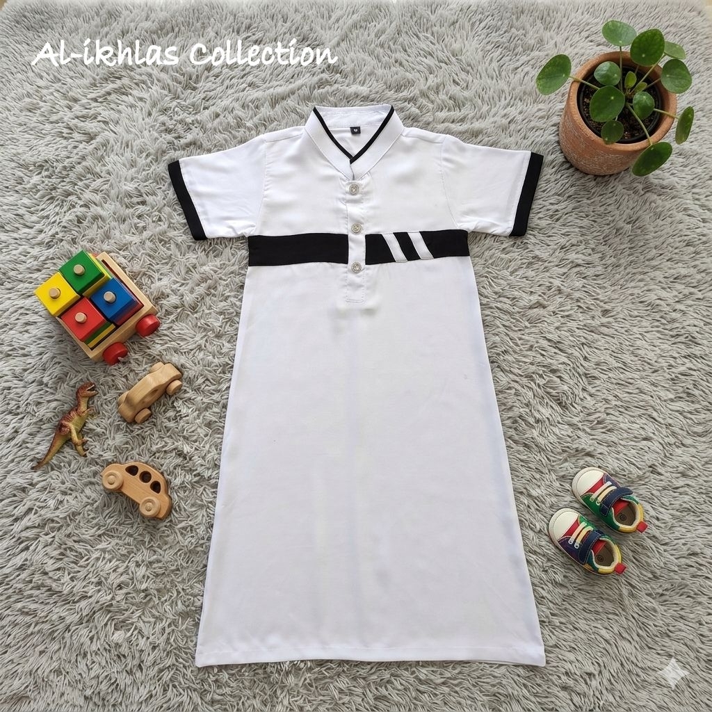 Jubah bayi Gamis anak laki laki 0 6 bulan koko bayi laki laki jubah bayi Aqiqah