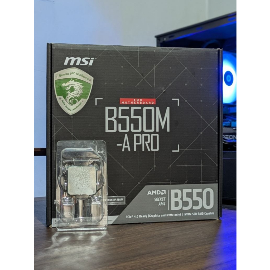 Ryzen 7 5700X + MSI B550M Garansi 2029