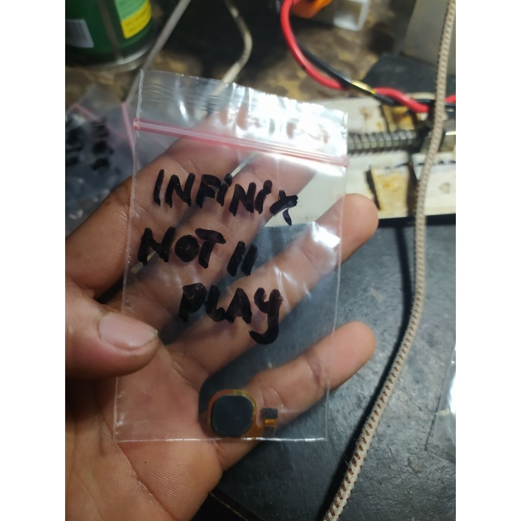 fingger print Infinix HOT11 play bekas copotan normal