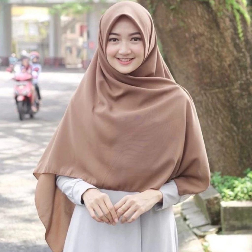 Jilbab Segiempat Voal Syari 140x140 Cm Jahit Tepi Hijab Voal 130x130 Lasercut
