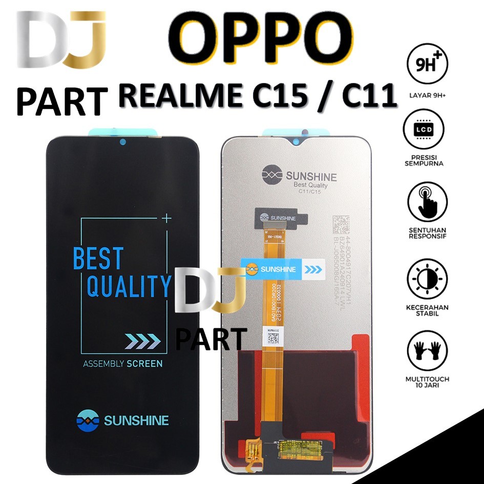 LCD TOUCHSCREEN REALME C15 / C11 ORIGINAL 100% COMPLETE