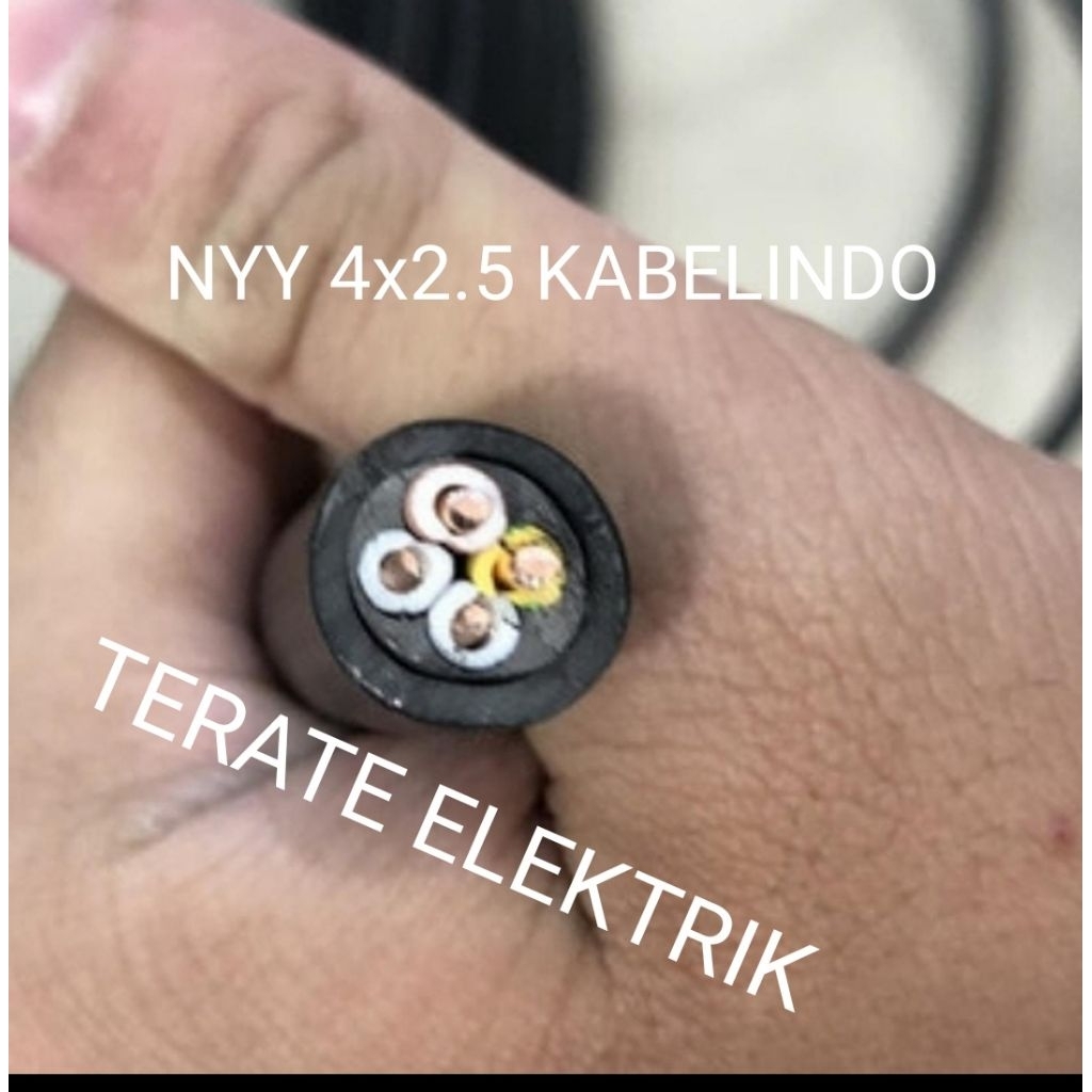 KABEL NYY 4x2.5 KABELINDO/ KABEL TUFUR 4x2.5 KABELINDO/METERAN, ECERAN