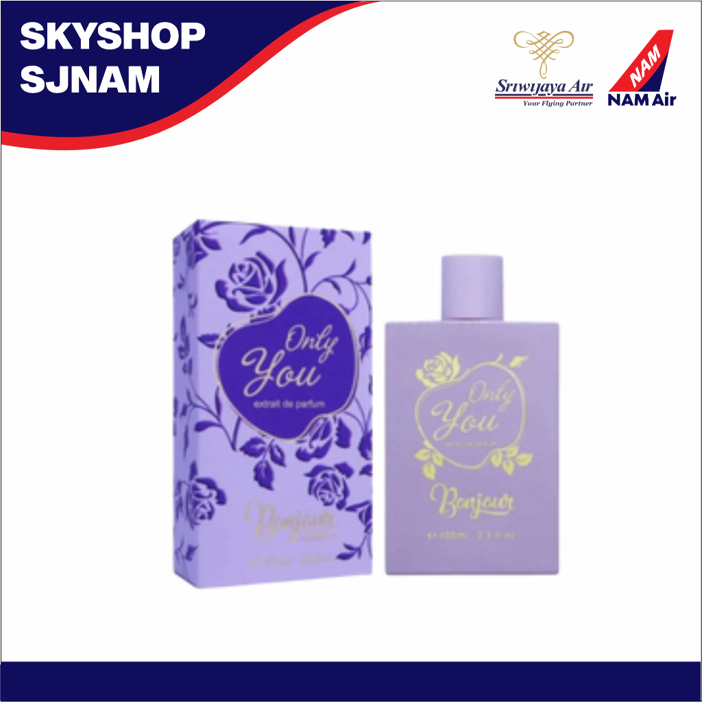 Parfume wanita Bonjour only you extrait 100 ML