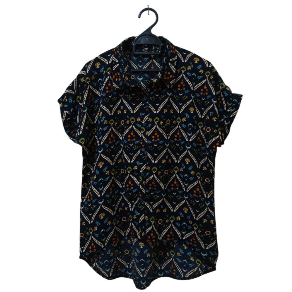Kemeja Blouse Motif | Second Preloved Kemeja Blouse Motif