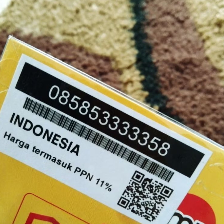 kartu perdana cantik IM3 PANCA 33333