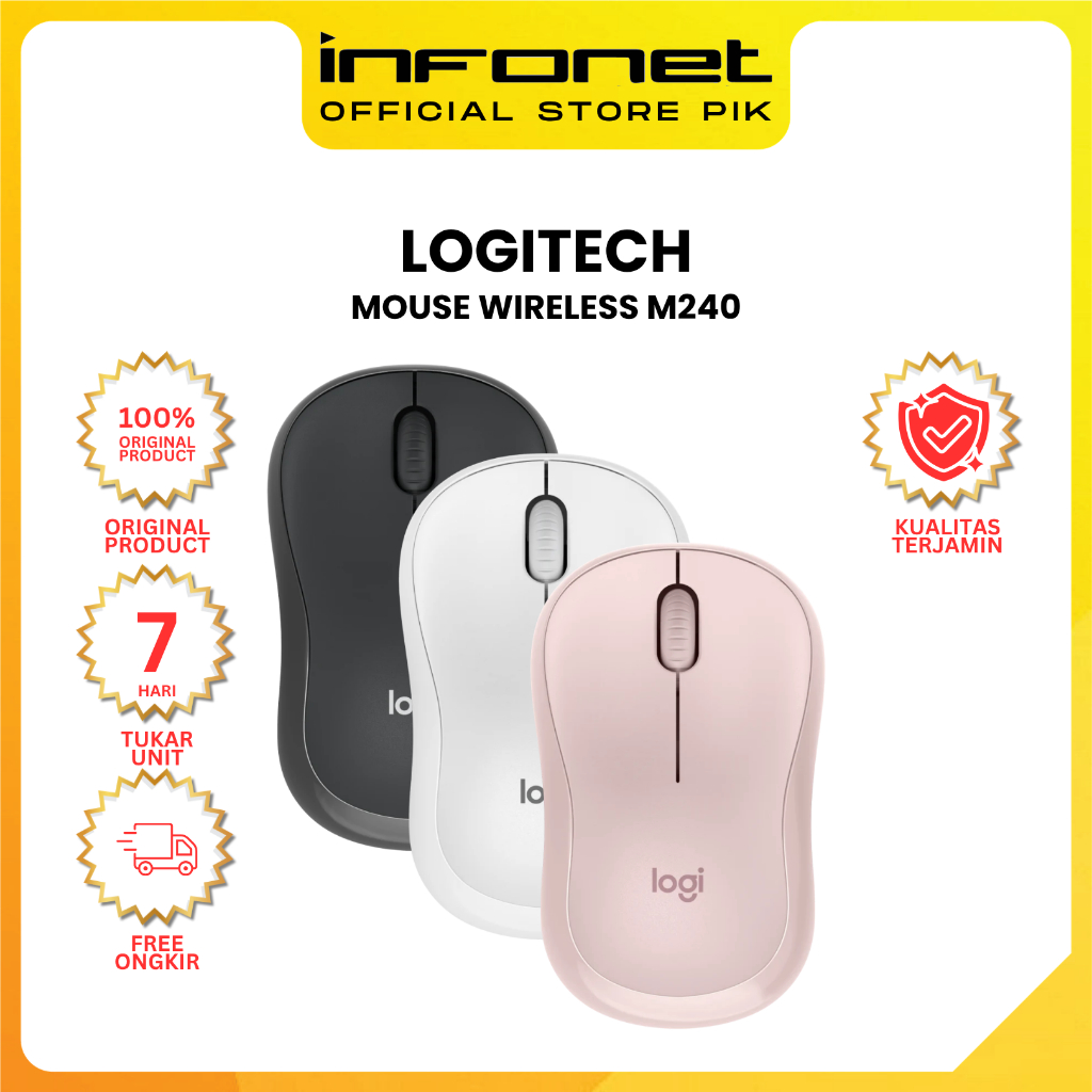 Mouse Logitech Wireless M240