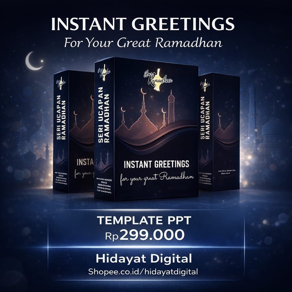 Star RAMADHAN 2021 PLR TEMPLATE DESAIN VIDEO FOTO ISLAMI PPT POWERPOINT PELUANG USAHA TOOL BISNIS- (