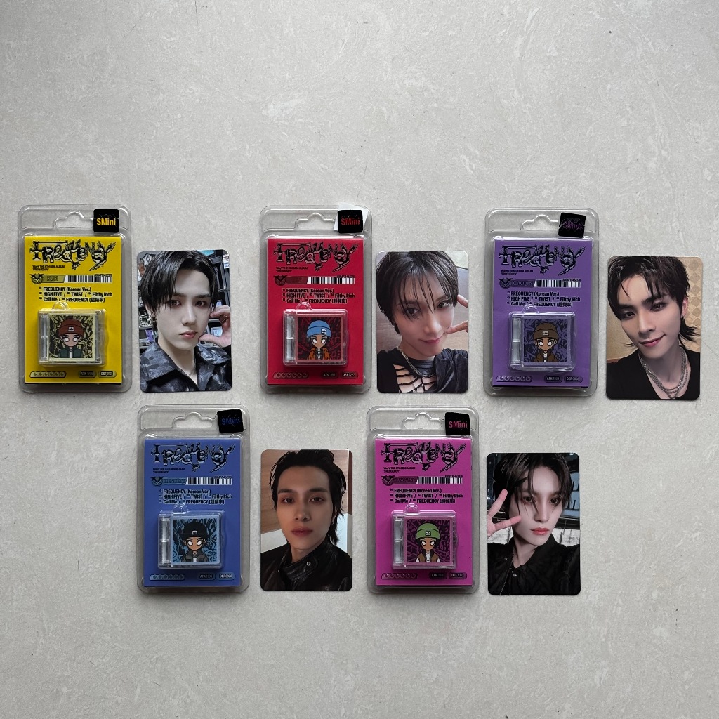 [READY FULL COMPLETE SET UNSEALED] WayV 6th Mini Album Frequency SMini Ver (Kun, Ten, Xiaojun, Hende
