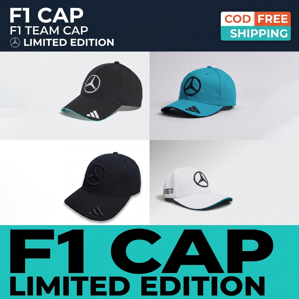 Topi Driver F1 Mercedes 2025 | Cap Formula 1 | Cap Mercedes 2025